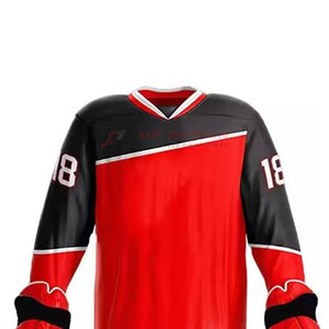 Mejor Fabricante y Proveedor, Servicio OEM, Uniformes de Hockey sobre Hielo con Logotipo Personalizado por Sublimación, Transpirables, 100% Poliéster, Alta Calidad - Product Image 3