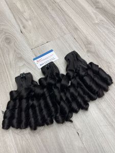 Mejor calidad con precio de fábrica, cabello rizado natural con trama, extensiones de cabello humano vietnamita 100% - Product Image 2