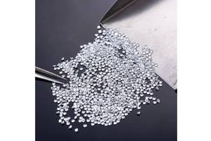 เพชรเม็ดเล็กทรงกลมเจียระไนแบบบริลเลียนท์ ขนาด 0.1 มม. สี DEF แบบ CVD ชนิด 2A และแบบ HPHT ชนิด 2  เพชรเลี้ยงในห้องปฏิบัติการ - Product Image 2
