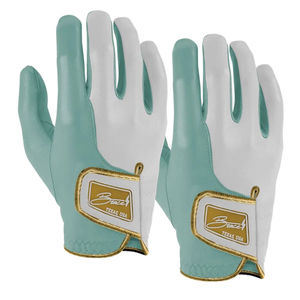BRUCE BOLT Gants de golf antidérapants en cuir PU pour droitier, cuir souple de haute qualité, design unique, fermeture à boucle et crochets pour le sport - Product Image 1