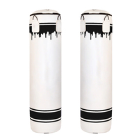 Sacs de frappe en cuir PVC de haute qualité, couleur personnalisée, écologiques, légers, pour l'entraînement de boxe en extérieur, remplis de sable