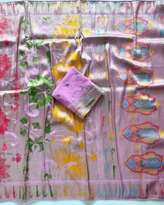 Sari de Seda Paithani Saurya Life Style, Tradicional, Suave, con Bordados Meenakari y Jacquard, de Secado Rápido, para Fiestas y Eventos - Product Image 5