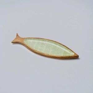 Assiette en bois imprimée de qualité supérieure, haute définition, pour la décoration de maison de luxe, plateau de service en gros - Product Image 1