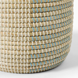 Best Choice Premium Natural Seagrass Round Storage Basket <b>Laundry</b> Hamper Bin With Lid Suitable <b>For</b> Living <b>Room</b> & Bedroom <b>Decor</b> - Product Image 6