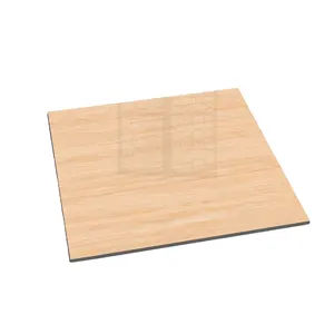 新型家居地板概念出口优质瓷砖 <0.5% 吸水600x600mm 60 * 60厘米木质外观瓷砖