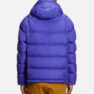 Vestes matelassées pour hommes OEM, mode hiver, design personnalisé, streetwear, manteau à bulles en duvet, vestes matelassées pour hommes - Product Image 3