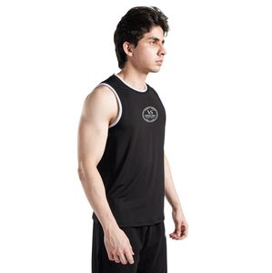 Chaleco Deportivo Negro Blitz para Levantamiento de Pesas, Entrenamiento en Gimnasio, Fitness, Transpirable, sin Mangas, de Alto Rendimiento - Product Image 2