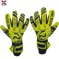 Gants de sport en cuir unisexe de haute qualité pour gardiens de but, respirants, antidérapants, avec fermeture auto-agrippante, les plus vendus en gros, personnalisables pour les doigts