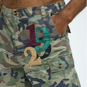 Shorts de Mezclilla para Hombre 2025, Jeans Cortos Holgados de Buena Calidad con Bolsillos Tipo Cargo, Precio Bajo, Hechos en Fábrica, Estilo Casual - Product Image 5