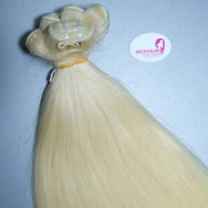 Meilleur choix Blonde Remy trame qualité d'extension de cheveux humains double dessiné non synthétique fabriqué au Vietnam - Product Image 2