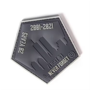 Écussons en caoutchouc PVC 3D personnalisés brodés K9, logo OEM, respectueux de l'environnement, à thermocoller, pour vêtements, fabricant d'étiquettes de vêtements durables - Product Image 2