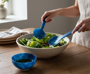 Resin Serving Spoon Elegant Reusable Kitchen Tool Perfect for <b>Buffet</b> Restaurant Hotel and Home Table Service - Product Image 4