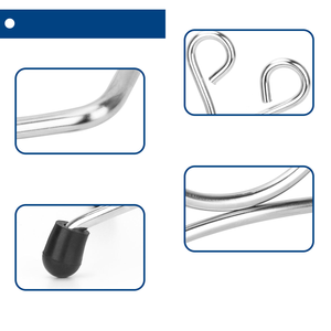 Support de rangement en acier inoxydable pour bouteilles de vin, casier à vin en métal, porte-bouteilles - Product Image 6