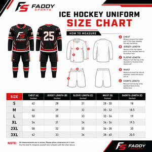 Custom Ice Hockey Uniform Set Sublimated Long Sleeve Jersey Shorts <b>Socks</b> Private Label OEM Teamwear Uniforms - Product Image 6