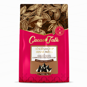 Pépites de chocolat noir et blanc composées au cacao 1KG HALAL pour la pâtisserie, biscuits et gâteaux, vente en gros, fabrication OEM/ODM, fournisseur étranger - Product Image 1