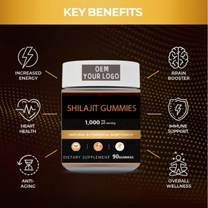 Suplementos de Grado Alimenticio Sin Ingredientes Añadidos, Shilajit Original y Gomitas de Shilajit Puro del Himalaya - Product Image 6