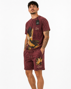 New Arrival Best Fashion Men Acid Wash Sumer <b>set</b> Casual Wear High Waist Solid Color 100% Cotton Breathable Quick Dry Summerset - Product Image 5
