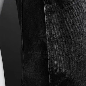 Gilet en jean respirant 100 % coton pour homme, coupe droite, style décontracté, avec coutures soignées, idéal pour l'hiver - Product Image 3