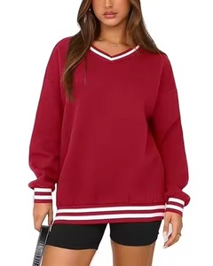 Sudaderas con Capucha de Alta Calidad para Mujer, Talla Grande, Casuales, de Manga Larga, Cuello Redondo, con Logotipo Frontal, 100% Algodón Felpa, para Invierno - Product Image 2