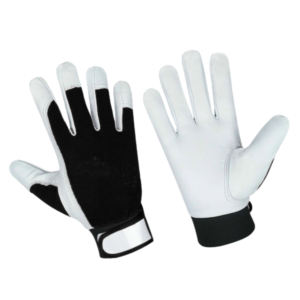 Guantes de Trabajo de Cuero de Cabra de Alta Calidad, Resistentes, Industriales, Transpirables, Reflectantes, Protección de Seguridad para Conductor - Product Image 2