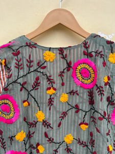 Indian Handmade Cotton Eco-Friendly Breathable <b>Winter</b> <b>Quilted</b> Regular Jacket Indian Waistcoat Embroidery Vest Reversible Boho - Product Image 4