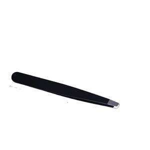 Pince à épiler pour cils Morje Surgical Precision en acier inoxydable 10 mm, pointe lisse, prise en main parfaite, manche noir - Product Image 1