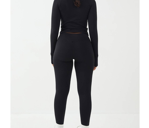 Custom High Waist <b>Thermal</b> Leggings <b>Women</b> Buttery Soft Stretchy Tummy Control Workout Running Yoga Pants Polyester Activewear - Product Image 3