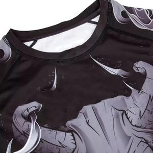 Camiseta de manga larga de marca privada, elástica, transpirable, ecológica, para fitness, de secado rápido, para venta en línea a precio económico. - Product Image 5