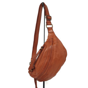 Sac banane en cuir de haute qualité avec sangle réglable, design unique, fermeture éclair, forme personnalisée, sac banane tendance - Product Image 3