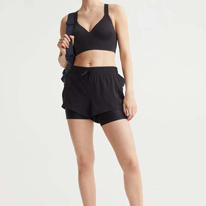 Wholesale Custom sports <b>bra</b> for women nylon spandex seamless high impact padded gym workout <b>bra</b> <b>stretch</b> fitness wear - Product Image 2