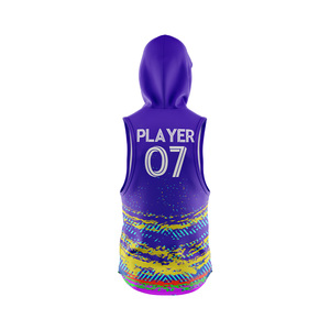 Maillots de football américain 7v7 personnalisés 100% polyester, séchage rapide, antibactériens, pour l'été et le printemps, uniformes 7 sur 7 - Product Image 6