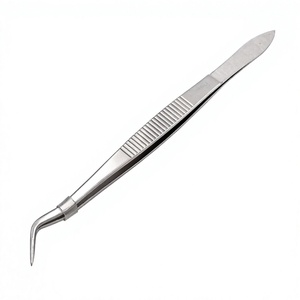 Pince à tissus à bout arrondi et pointe incurvée pour usage hospitalier, modèle RE-DF-708, certifiée CE, prix de gros - Product Image 1