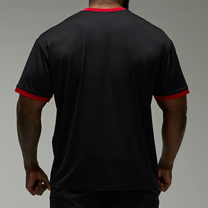 เสื้อยืดฮิปฮอปทรงโอเวอร์ไซส์ รุ่นใหม่ปี 2026 พิมพ์ลายโลโก้แบบ DTF  ผ้าฝ้าย 100%  แบบสองสี  ไหล่ตก  รักษ์โลก สำหรับผู้ชาย - Product Image 5