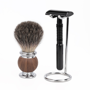 Di động cổ đ<span class=keywords><strong>i</strong></span>ển kim loạ<span class=keywords><strong>i</strong></span> không thấm nước Mens Double Edge Blades an toàn dao cạo du lịch - Product Image 4