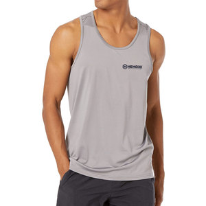 เสื้อกล้ามผู้ชายชุดออกกำลังกายผ้าโพลีเอสเตอร์ผ้าฝ้ายมีสไตล์ - Product Image 3