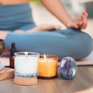 หินโมราลายหัวใจสีรุ้งฟลูออไรต์อัญมณีสำหรับบรรเทาความวิตกกังวล - Product Image 5