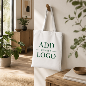 กระเป๋าผ้าแคนวาสพิมพ์ลายโลโก้ EcoDari ออกแบบตัวอักษรแฟชั่น พร้อมหูหิ้วผ้าแคนวาส  แบบสั่งทำพิเศษ ใช้ซ้ำได้ เป็นมิตรกับสิ่งแวดล้อม - Product Image 3