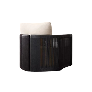 เก้าอี้พักผ่อนกลางแจ้งทันสมัย โครงโลหะอะลูมิเนียม สำหรับระเบียงสวน โรงแรม - Product Image 4