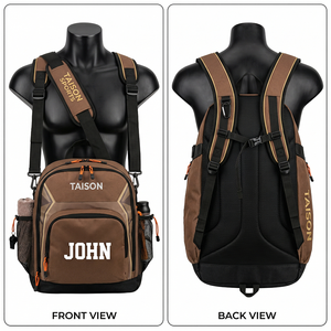 Premium 600D Polyester Fabric Men Volleyball Sports Bag Grey Black Panel Design Custom Printed Logo Durable <b>Training</b> <b>Backpack</b> - Product Image 5