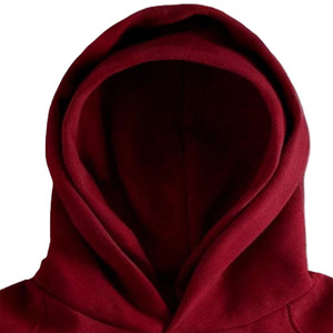 เสื้อฮู้ดดี้ผู้ชายแบบ Panel Construction ผ้าฝ้ายฟลีซคุณภาพสูง ทรงบ็อกซี่ สไตล์สตรีทแวร์ รับผลิตตามสั่ง OEM ขายส่งจำนวนมาก - Product Image 5