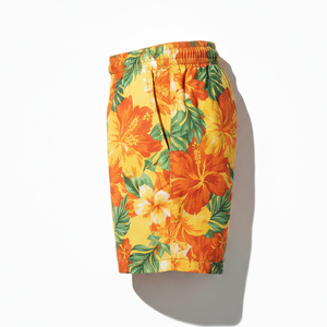 Shorts d'été unisexes au design classique, shorts unis vierges pour impression, shorts personnalisables DIY, construction de haute qualité - Product Image 3