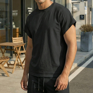 <b>Top</b> Quality Lightweight Summer Polyester Men t Shirts Streetwear Casual Gym Wear Tracksuit Custom Plain t Shirt <b>and</b> <b>Short</b> <b>Sets</b> - Product Image 2