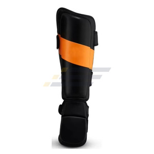 Protège-tibias personnalisés en cuir PU pour hommes et femmes, pour la boxe, le Muay Thai, le MMA, protection des combattants, protège-pieds 2025 - Product Image 3