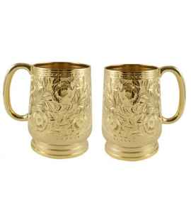 Elegante Jarra de Cerveza/Vino de Latón de Diseño Premium Estilo Americano, Resistente al Calor, Ligera, Ecológica y a Prueba de Fugas, Ideal para Regalos de Boda - Product Image 2