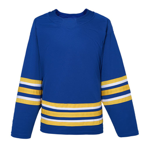 Nuevas Camisetas de Hockey sobre Hielo Personalizadas de Alta Calidad, Impresión Digital Unisex, Transpirables, de Secado Rápido, 100% Poliéster, Cuello en V, Completas - Product Image 4