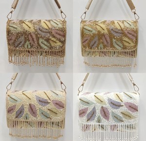 Luxury Handmade Beaded Evening <b>Clutch</b> Bag for Women | Crystal Stone Embroidered Potli Style Party Purse | <b>Wedding</b> & Bridal - Product Image 6