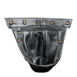 Pochette de rangement en cuir pour homme, accessoire de fétichisme en cuir de qualité supérieure, ajustement confortable et sécurisé, tenue de club - Product Image 5