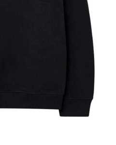 Men's <b>Black</b> Quarter Zip Fleece Sweatshirt Regular Fit Solid Color Casual Turn-down Collar Autumn Wear - Product Image 6
