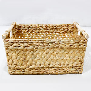 Hamper Boxes Rectangle Spa <b>Gift</b> Basket in Bulk Empty Water Hyacinth Basket Made of Willow Personalized <b>Large</b> <b>Gift</b> Hamper <b>Box</b> - Product Image 3