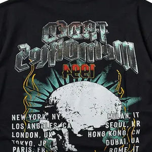 Camiseta de Punto Cómoda para Hombre, 280g, con Estampado Personalizado y Diseño Moderno, Camiseta DTG en Oferta, Camisetas Vintage para Hombre - Product Image 3